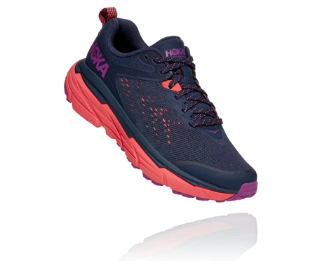 Black / Coral Men's Hoka Challenger Atr 6 Running Shoes | 5024138-YI