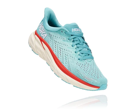 Blue Men's Hoka Clifton 8 Running Shoes | 6437895-KX