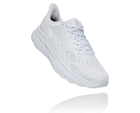 White Women's Hoka Clifton 7 Training Shoes | 8705492-UD