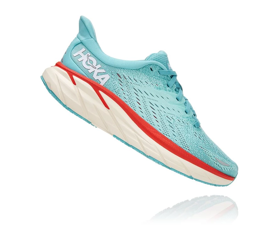 Blue Men's Hoka Clifton 8 Running Shoes | 6437895-KX