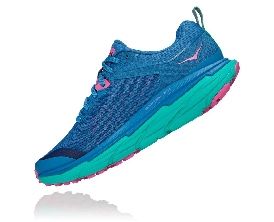 Blue Women's Hoka Challenger Atr 6 Running Shoes | 4081639-TI