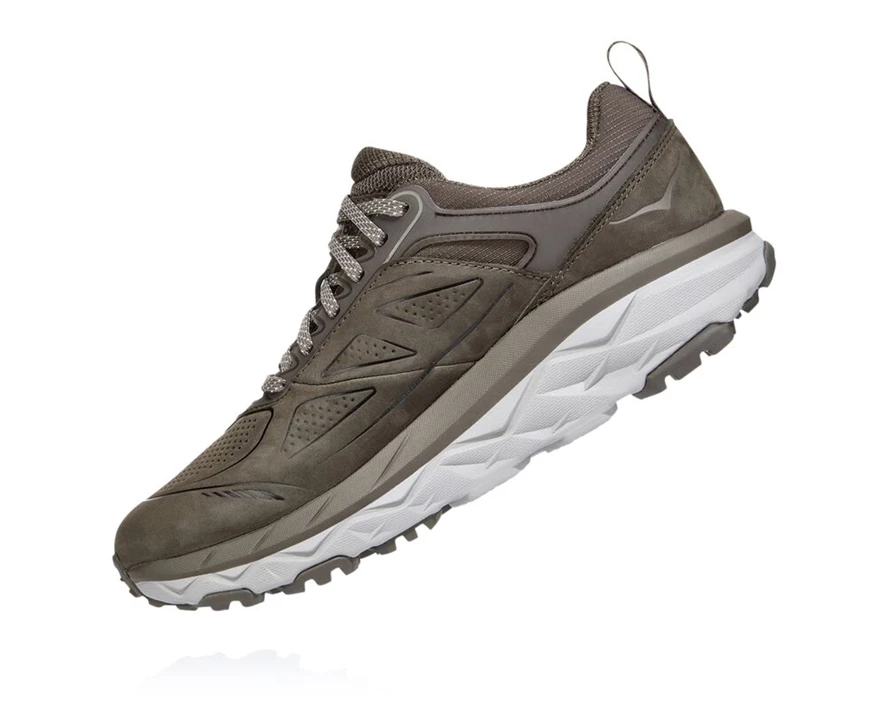 Brown Men's Hoka Challenger Low GORE-TEX Hiking Shoes | 4896715-ZE