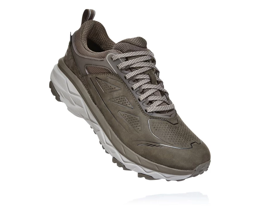 Brown Men\'s Hoka Challenger Low GORE-TEX Hiking Shoes | 4896715-ZE