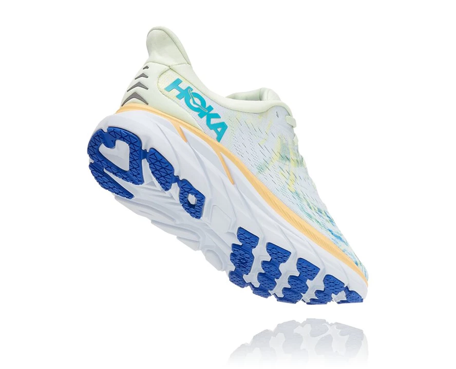 Grey Men's Hoka Clifton 8 Road Running Shoes | 9123670-NQ