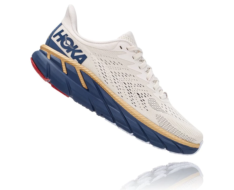 Indigo Women's Hoka Clifton 7 Road Running Shoes | 2103769-GQ