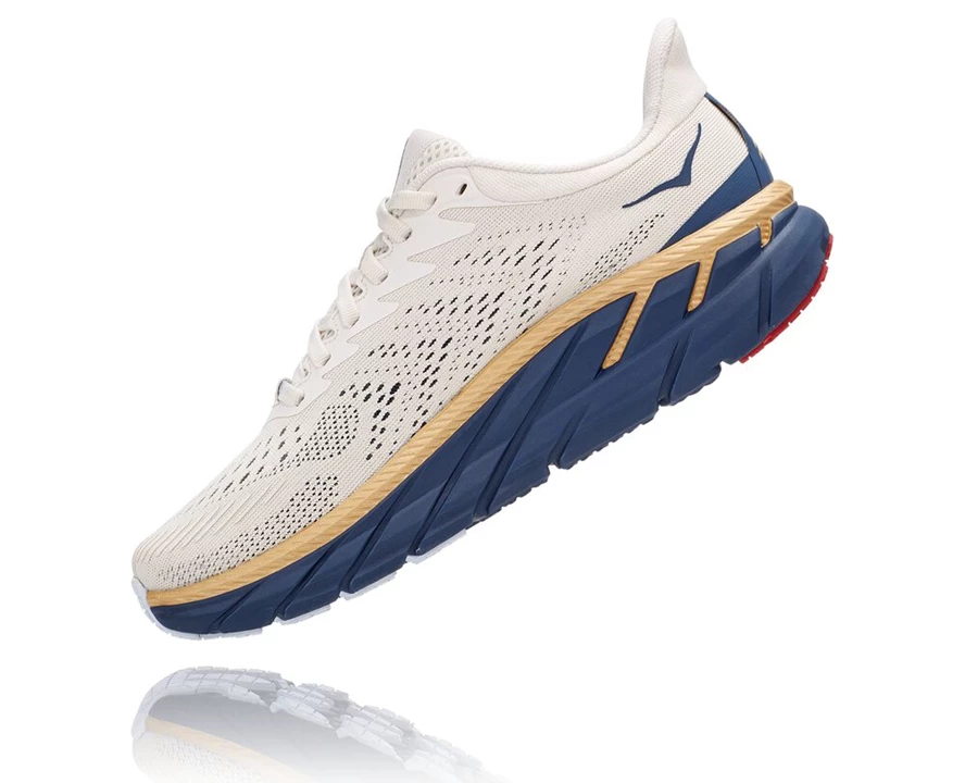 Indigo Women's Hoka Clifton 7 Road Running Shoes | 2103769-GQ