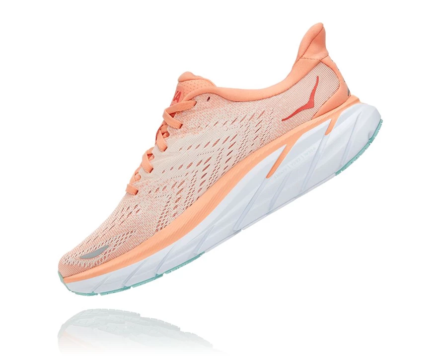 Silver Men's Hoka Clifton 8 Training Shoes | 6203579-SF